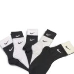 ⁦Nike Black White Long Socks Pack (5 Pairs)⁩ – תמונה ⁦2⁩