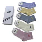 ⁦Alo Short Socks Pastel Colors (5 Pack)⁩ – תמונה ⁦2⁩