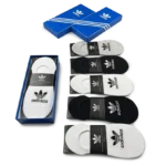 ⁦Adidas Short Socks Black White Grey (5 Pack)⁩ – תמונה ⁦2⁩