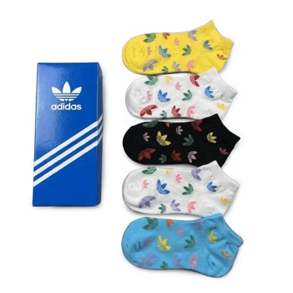 ⁦Adidas Short Socks Colorful Mix (5-Pack)⁩ – תמונה ⁦2⁩