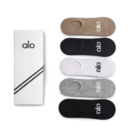 ⁦Alo Short Socks Black White Beige (5-Pack)⁩ – תמונה ⁦2⁩