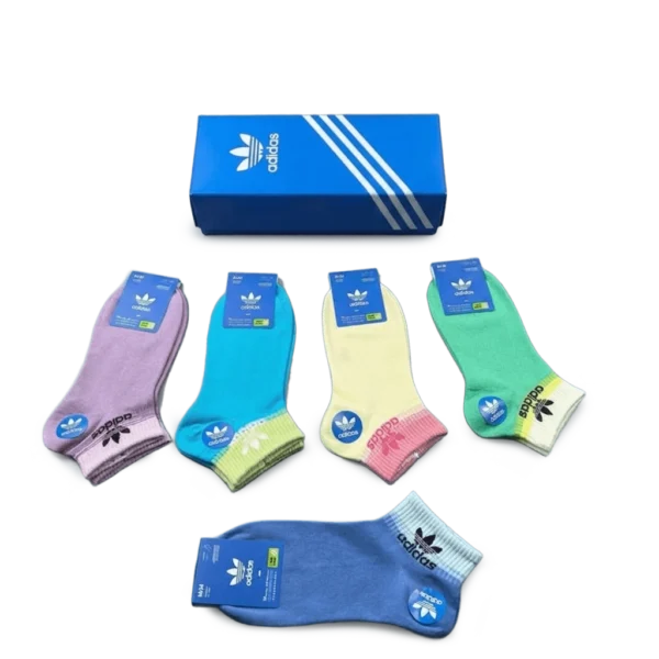 ⁦Adidas Short Socks Bright Colors (5-Pack)⁩ – תמונה ⁦2⁩
