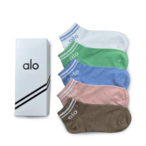 ⁦Alo Short Socks Colorful Mix (5-Pack)⁩ – תמונה ⁦2⁩