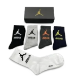⁦Nike Jordan Long Socks Basic Colors (5-Pack)⁩ – תמונה ⁦2⁩