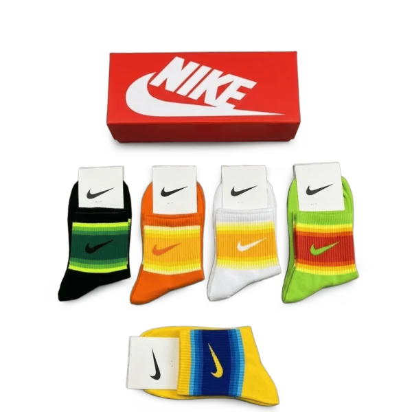 ⁦Nike Medium Length Socks Mixed Colors (5-Pack)⁩ – תמונה ⁦2⁩
