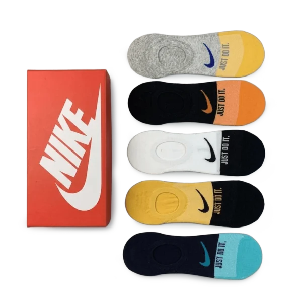 ⁦Nike Everyday Short Socks Black Grey Yellow (5-Pack)⁩ – תמונה ⁦2⁩
