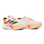 ⁦Adidas Adizero Boston 12 Ivory Core Black Solar Red⁩ – תמונה ⁦2⁩
