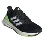 ⁦Adidas Pureboost 23 Wide Black Green Spark⁩ – תמונה ⁦2⁩