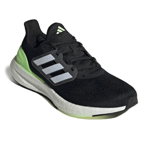 ⁦Adidas Pureboost 23 Wide Black Green Spark⁩ – תמונה ⁦2⁩