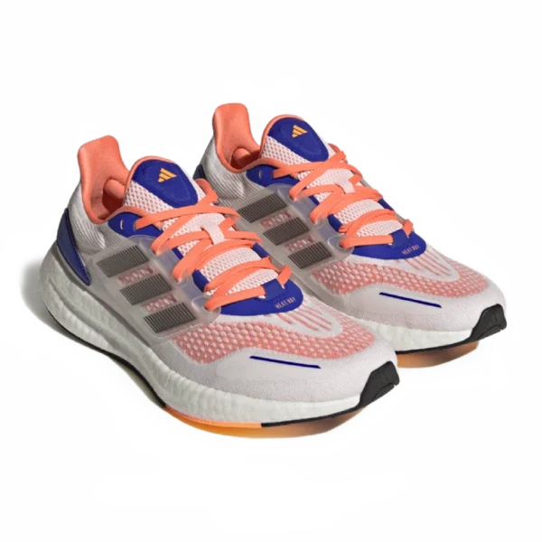 ⁦Adidas Pureboost 22 Heat.RDY White Blue Orange⁩ – תמונה ⁦2⁩
