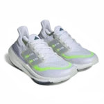 ⁦Adidas Ultraboost Light White Wonder Blue Lucid Lemon⁩ – תמונה ⁦2⁩