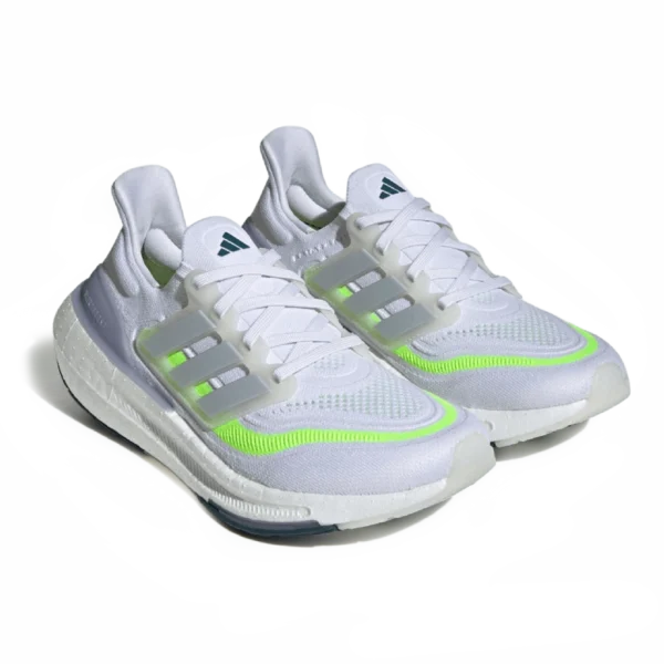 ⁦Adidas Ultraboost Light White Wonder Blue Lucid Lemon⁩ – תמונה ⁦2⁩