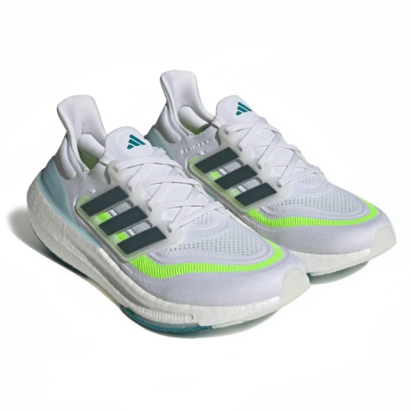 ⁦Adidas Ultraboost Light White Arctic Night Lucid Lemon⁩ – תמונה ⁦2⁩