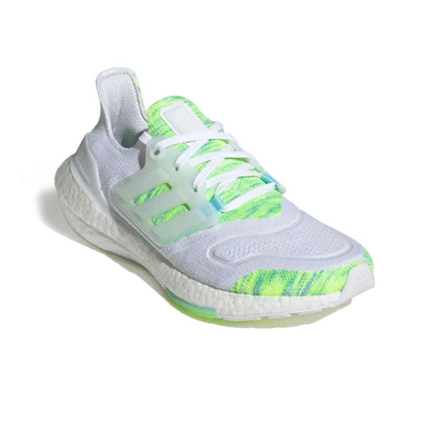 ⁦Adidas Ultraboost 22 White Bliss Blue Yellow⁩ – תמונה ⁦2⁩