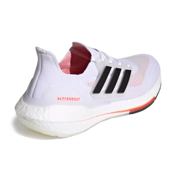 ⁦Adidas Ultraboost 21 "Tokyo" Cloud White Black Solar Red⁩ – תמונה ⁦3⁩