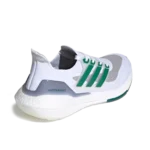 ⁦Adidas Ultraboost 21 White Sub Green⁩ – תמונה ⁦3⁩