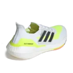 ⁦Adidas Ultraboost 21 White Solar Yellow⁩ – תמונה ⁦4⁩