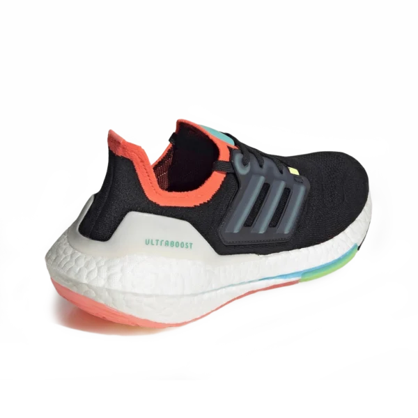 ⁦Adidas Ultraboost 22 Black Sky Rush Turbo⁩ – תמונה ⁦3⁩