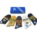 ⁦Adidas Muted Colors Medium-Length Socks Pack (5 Pairs)⁩ – תמונה ⁦3⁩