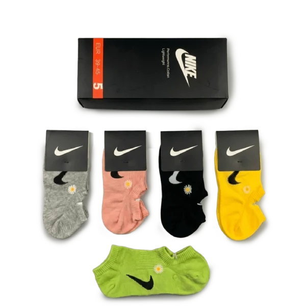 ⁦Nike Bright Colors Short Socks Pack (5 Pairs)⁩ – תמונה ⁦3⁩