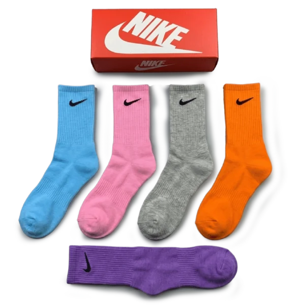 ⁦Nike Bright Colors Long Socks Pack (5 Pairs)⁩ – תמונה ⁦2⁩