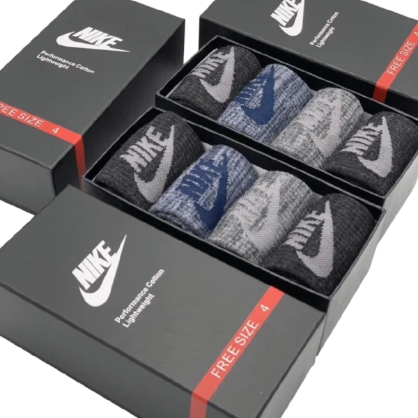 ⁦Nike Grey Colors Long Socks Pack (4 Pairs)⁩ – תמונה ⁦3⁩