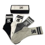 ⁦Gucci Grey Long Socks Pack (4 Pairs)⁩ – תמונה ⁦3⁩