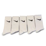 ⁦Nike Everyday Long Socks White (Pack of 5)⁩ – תמונה ⁦3⁩