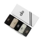 ⁦ALO Long Socks Pack Black Brown Beige (5 Pairs)⁩ – תמונה ⁦3⁩