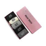⁦Miu Miu Long Socks Pack Basic Colors (5 Pairs)⁩ – תמונה ⁦3⁩