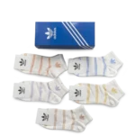 ⁦Adidas Short Socks Everyday White Essential Comfort (5 Pack)⁩ – תמונה ⁦3⁩