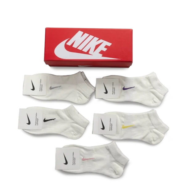 ⁦Nike Short Socks Pack White (5 Pairs)⁩ – תמונה ⁦3⁩