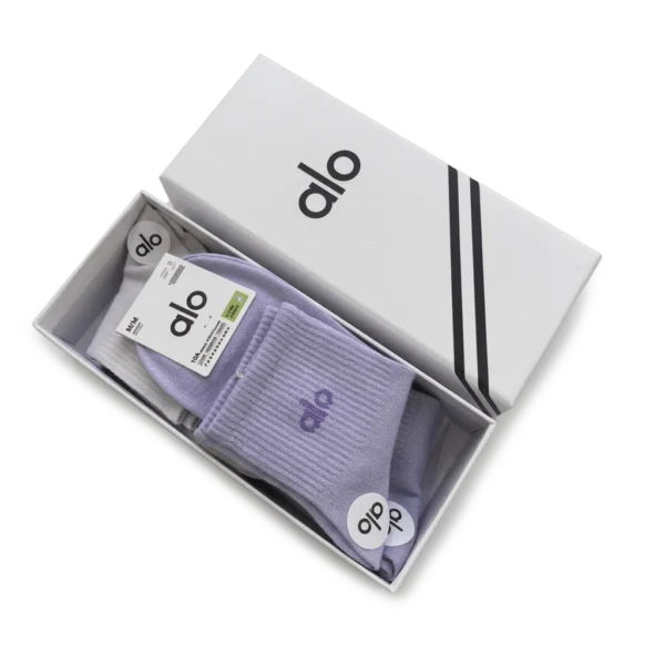 ⁦Alo Short Socks Pastel Colors (5 Pack)⁩ – תמונה ⁦3⁩