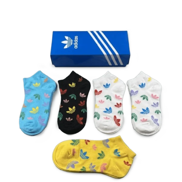 ⁦Adidas Short Socks Colorful Mix (5-Pack)⁩ – תמונה ⁦3⁩