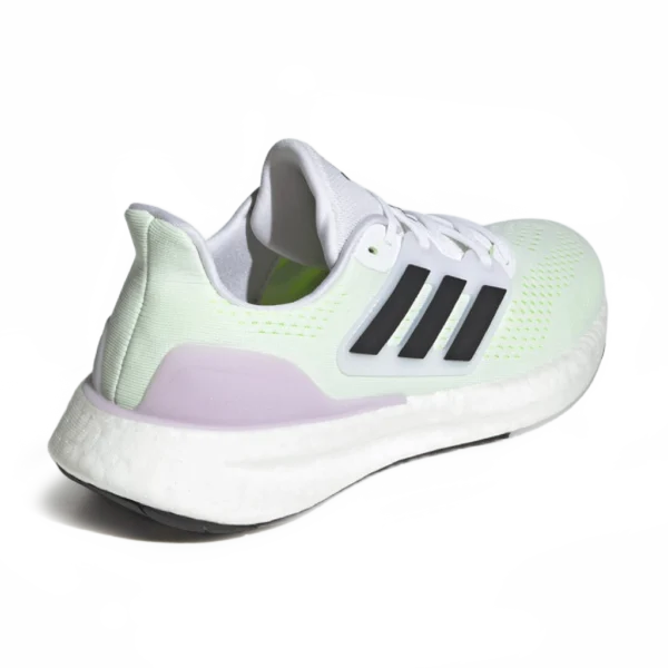 ⁦Adidas Pureboost 23 Cloud White Core Black Silver Dawn⁩ – תמונה ⁦3⁩