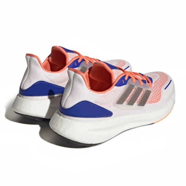 ⁦Adidas Pureboost 22 Heat.RDY White Blue Orange⁩ – תמונה ⁦3⁩