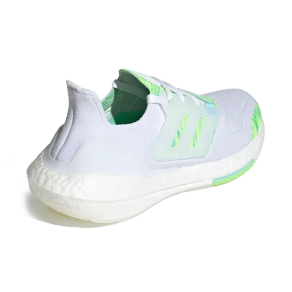 ⁦Adidas Ultraboost 22 White Bliss Blue Yellow⁩ – תמונה ⁦3⁩