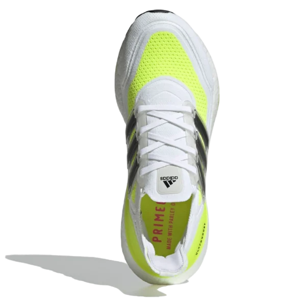 ⁦Adidas Ultraboost 21 White Solar Yellow⁩ – תמונה ⁦2⁩