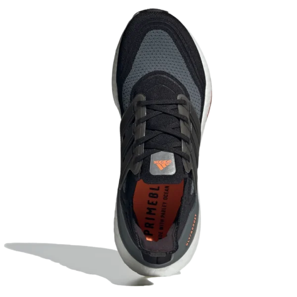 ⁦Adidas Ultraboost 21 Black Screaming Orange⁩ – תמונה ⁦4⁩