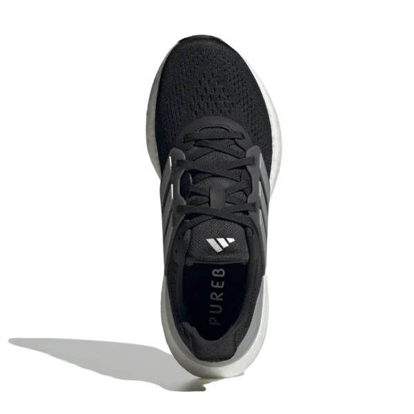 ⁦Adidas Pureboost 23 Wide Black Silver Metallic⁩ – תמונה ⁦4⁩