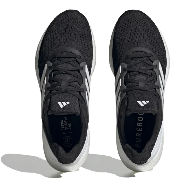 ⁦Adidas Pureboost 23 Wide Core Black Cloud White Carbon⁩ – תמונה ⁦4⁩