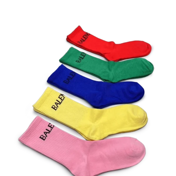⁦Balenciaga Bright Colors Long Socks Pack (5 Pairs)⁩ – תמונה ⁦2⁩