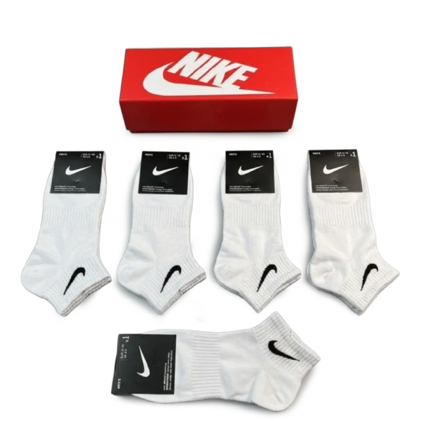 ⁦Nike Everyday Short Socks White (5-Pack)⁩ – תמונה ⁦2⁩
