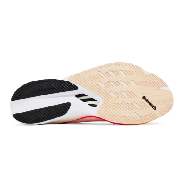 ⁦Adidas Adizero Boston 12 Ivory Core Black Solar Red⁩ – תמונה ⁦4⁩