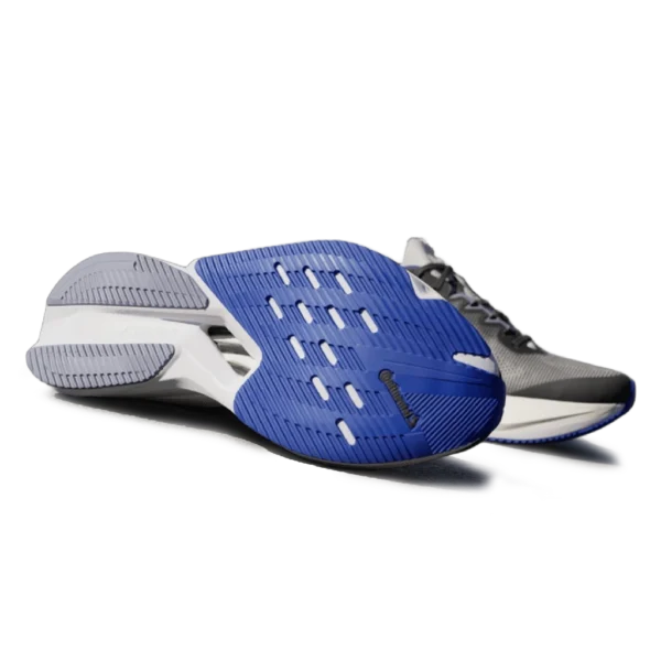 ⁦Adidas Adizero Boston 12 Carbon Silver Dawn Lucid Blue⁩ – תמונה ⁦4⁩