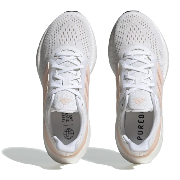 ⁦Adidas Pureboost 23 White Wonder Quartz⁩ – תמונה ⁦4⁩