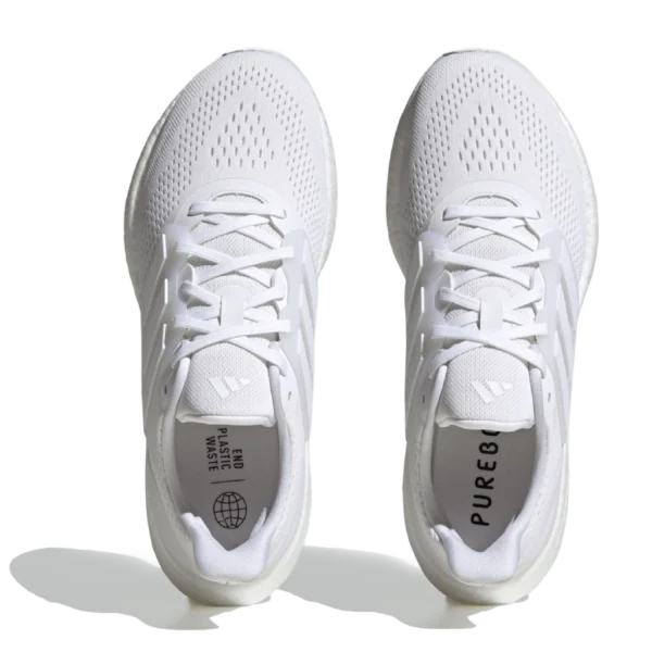 ⁦Adidas Pureboost 23 Core White⁩ – תמונה ⁦4⁩