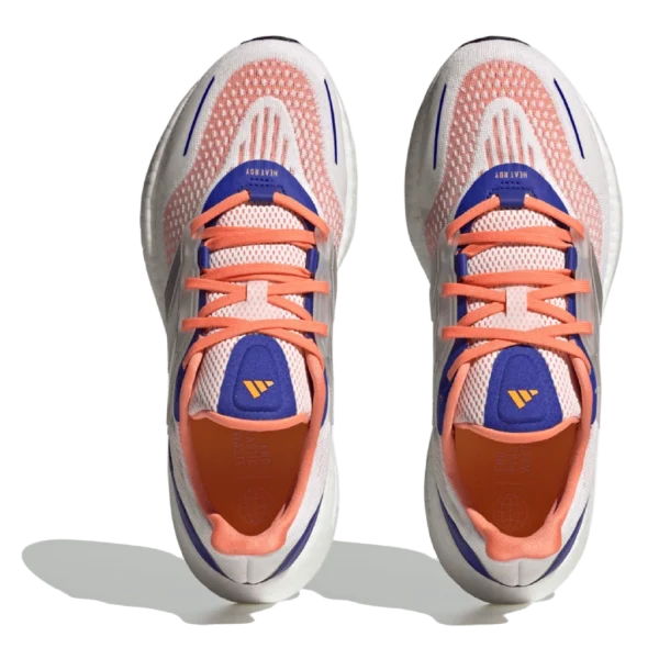 ⁦Adidas Pureboost 22 Heat.RDY White Blue Orange⁩ – תמונה ⁦4⁩