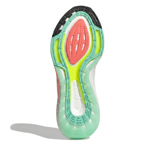 ⁦Adidas Ultraboost 22 White Green Orange⁩ – תמונה ⁦5⁩