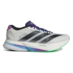 Adidas Adizero Boston 13 Core White Core Black Lime Burst